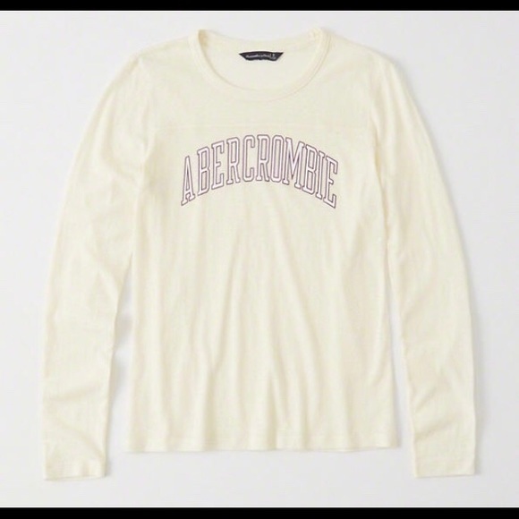 NWT Abercrombie Light Yellow Tee XXS - Picture 3 of 3